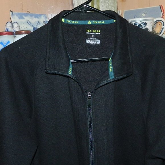 TEK GEAR Track Jacket Men’s Black Size Medium - Picture 4 of 9